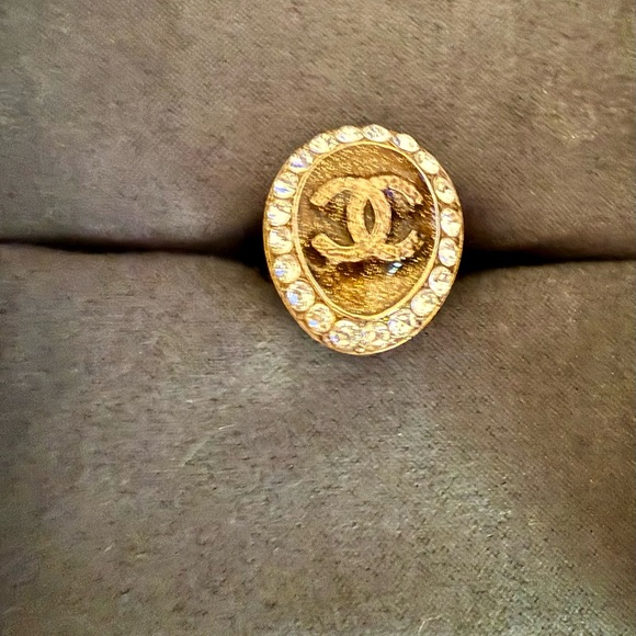 Authentic Chanel Cocktail Ring - Picture 5 of 5